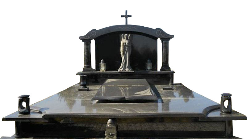 grobowiec z figurką